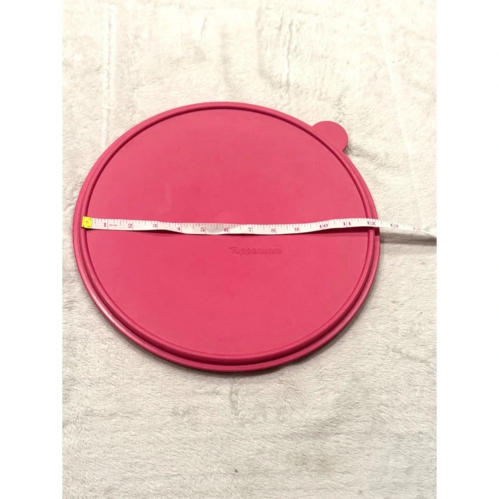 Tupperware Pink Round Replacement Lid Seal 2540A-4 12 Inch Made in USA
